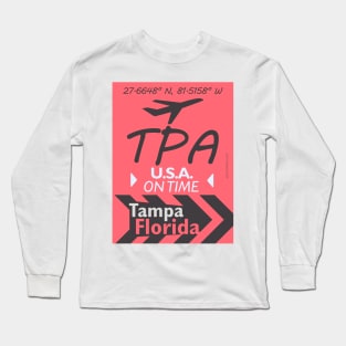 Tampa airport code Florida 28092021 Long Sleeve T-Shirt